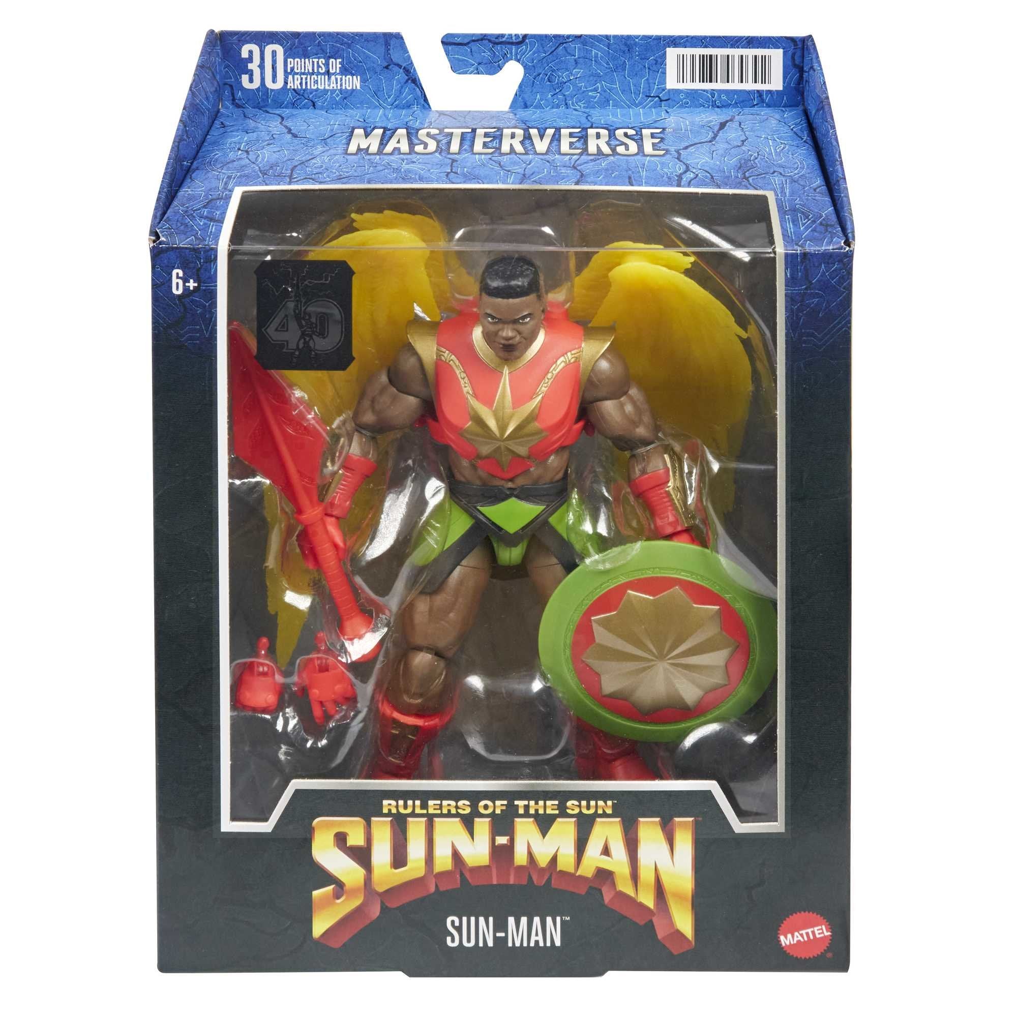 Figura Masterverse Sun Man Rulers Of The Sun Masters Of The Universe 18cm
