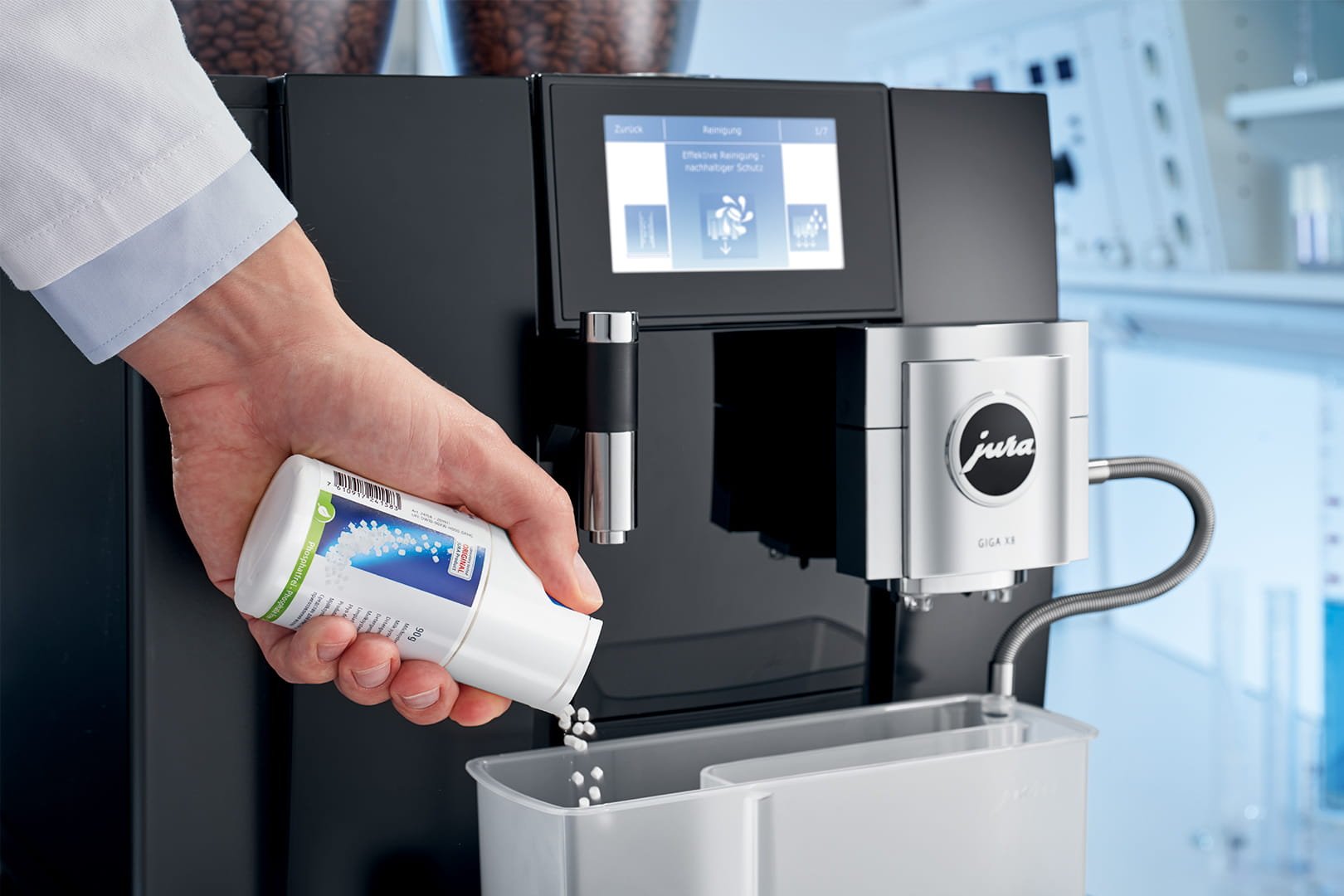 Jura 24332 Milch-Reiniger Nachfüllflasche 375g