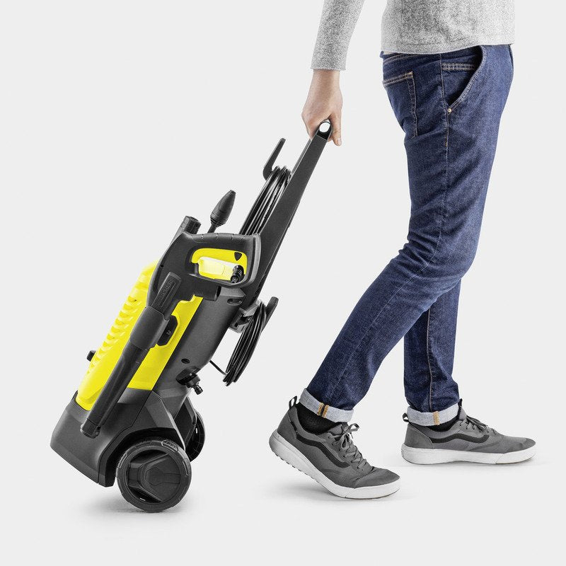 Limpiadora De Alta Presión Kärcher K 4 Wcm Amarillo/Negro, Con Limpiador De Suciedad 1.324-200.0