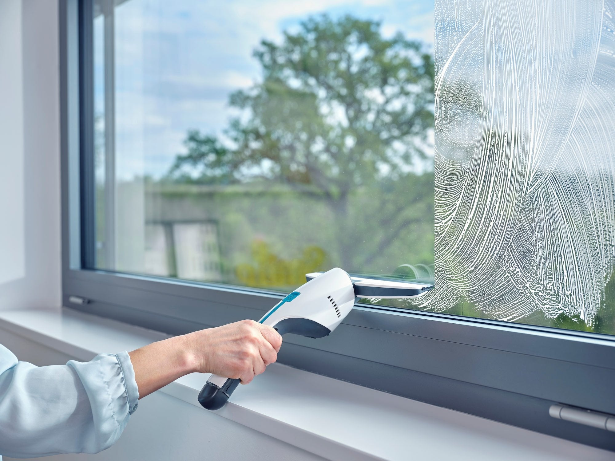 Aspirador  Leifheit Nemo De Ventanas Blanco 51035