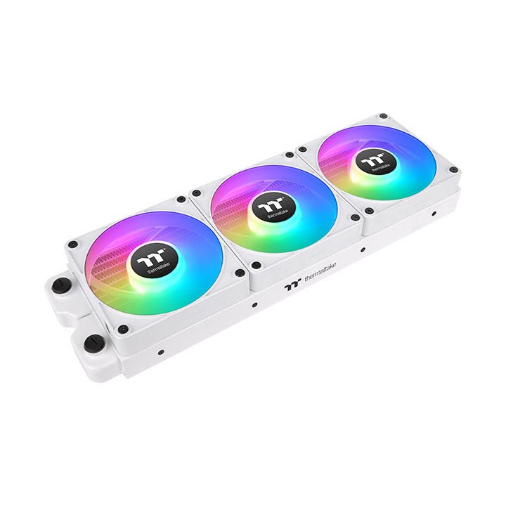 Ventilador  Pc Thermaltake Ct140 Ex Argb Sync De Refrigeración Para Pc, Ventilador Blanco, Paquete De 3 Cl-F191-Pl14sw-A