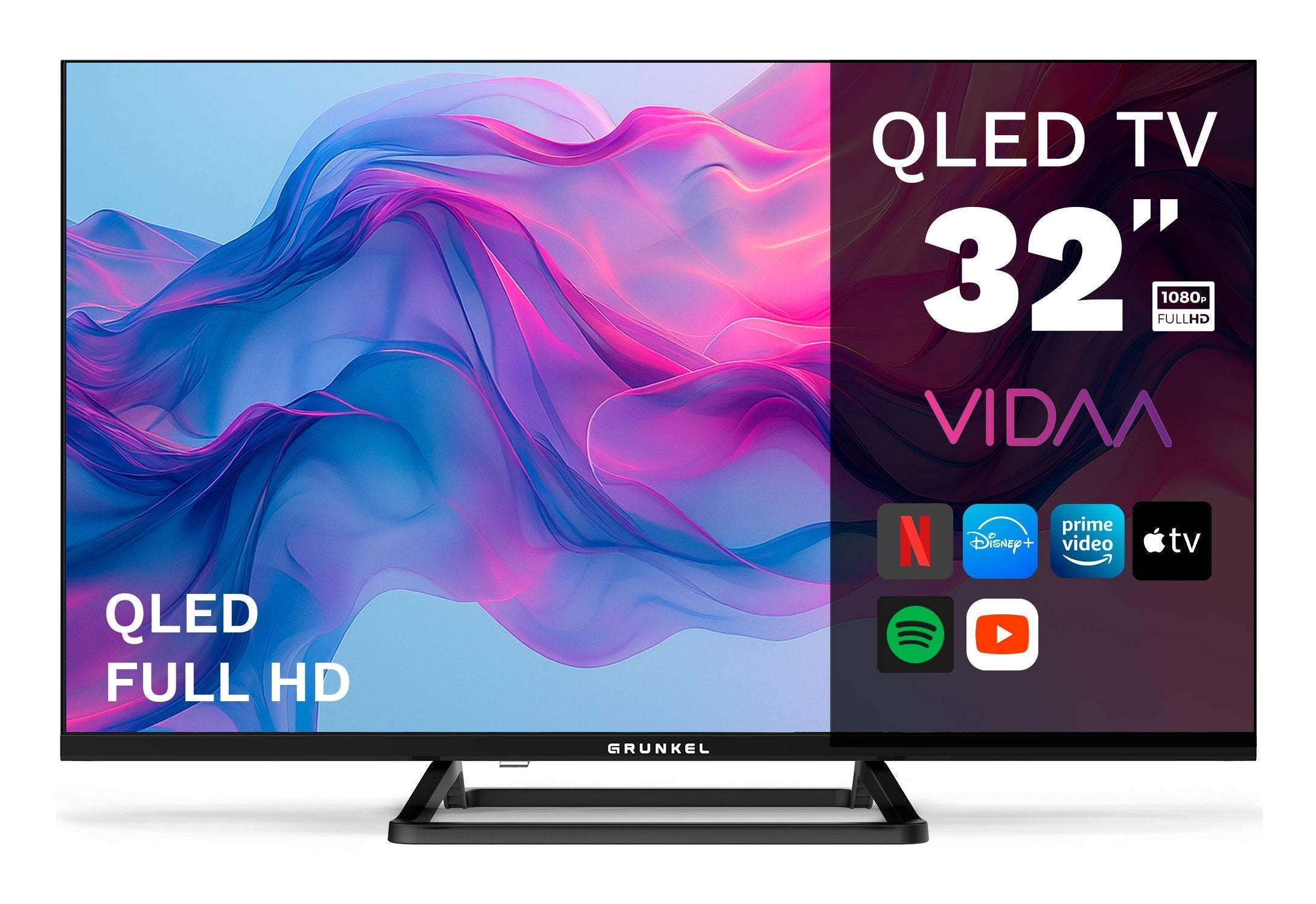 Televisor Grunkel Qled-3225vd 32' Hd Smart Tv Wifi