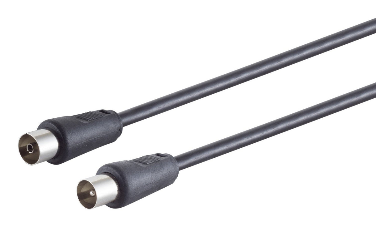 S-Impuls Cable De Antena, > 100 Db, Negro, 10m