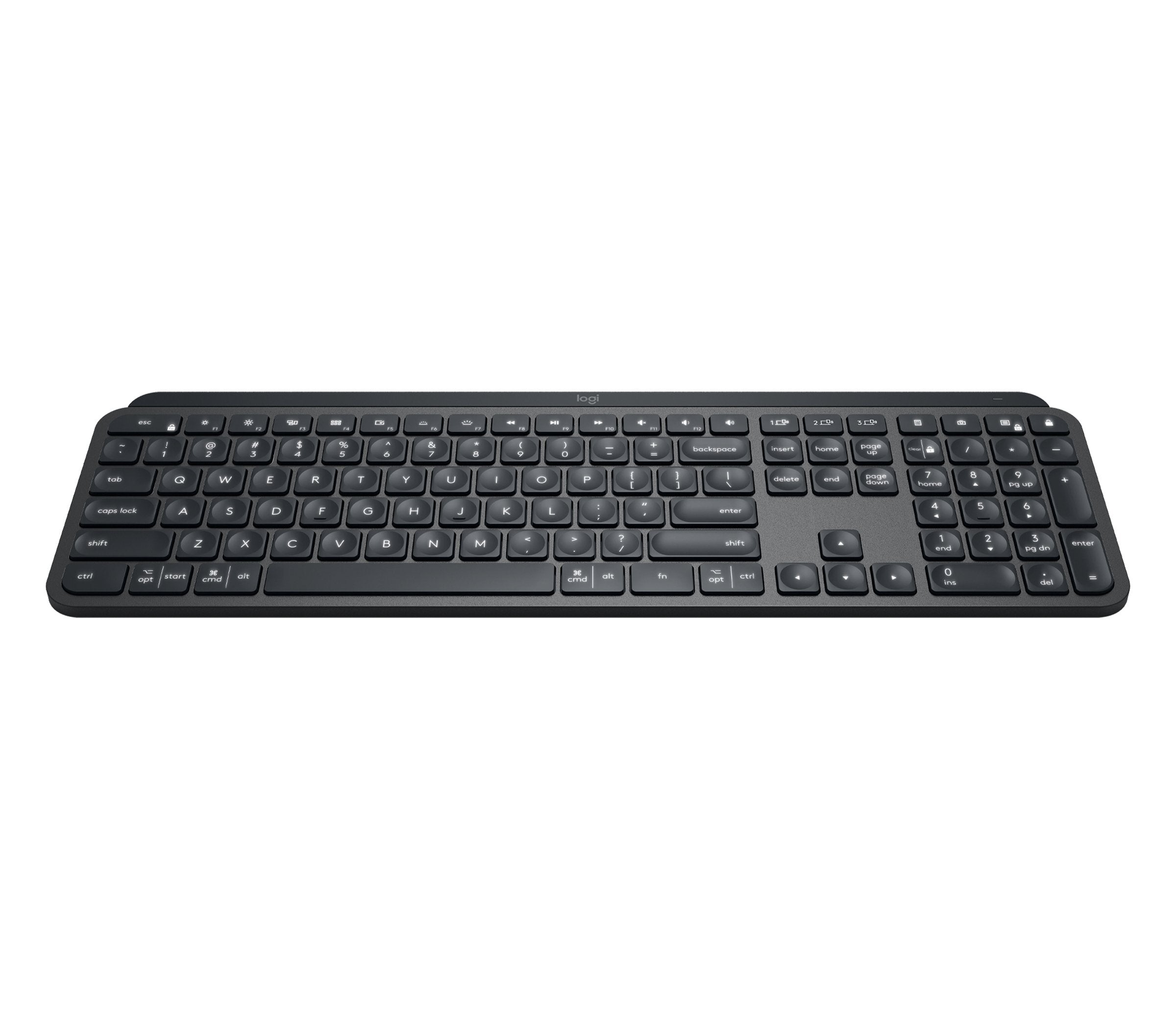 EAN 5099206101869 - Logitech MX Keys teclado Oficina RF Wireless + Bluetooth Portugués Grafito imagen 2