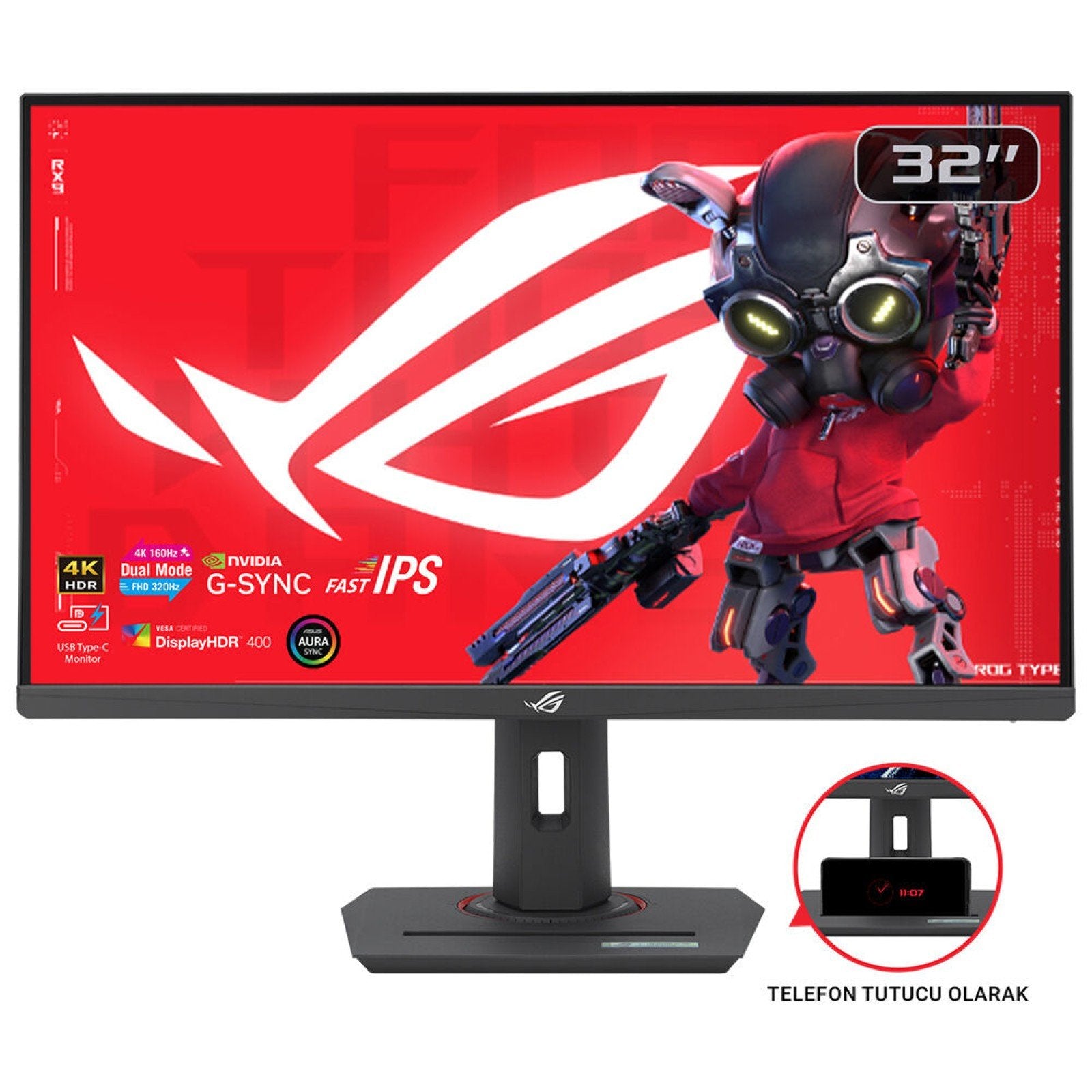 EAN 4711387906804 - ASUS ROG Strix XG32UCG pantalla para PC 80 cm (31.5") 3840 x 2160 Pixeles 4K Ultra HD LCD Negro imagen 1