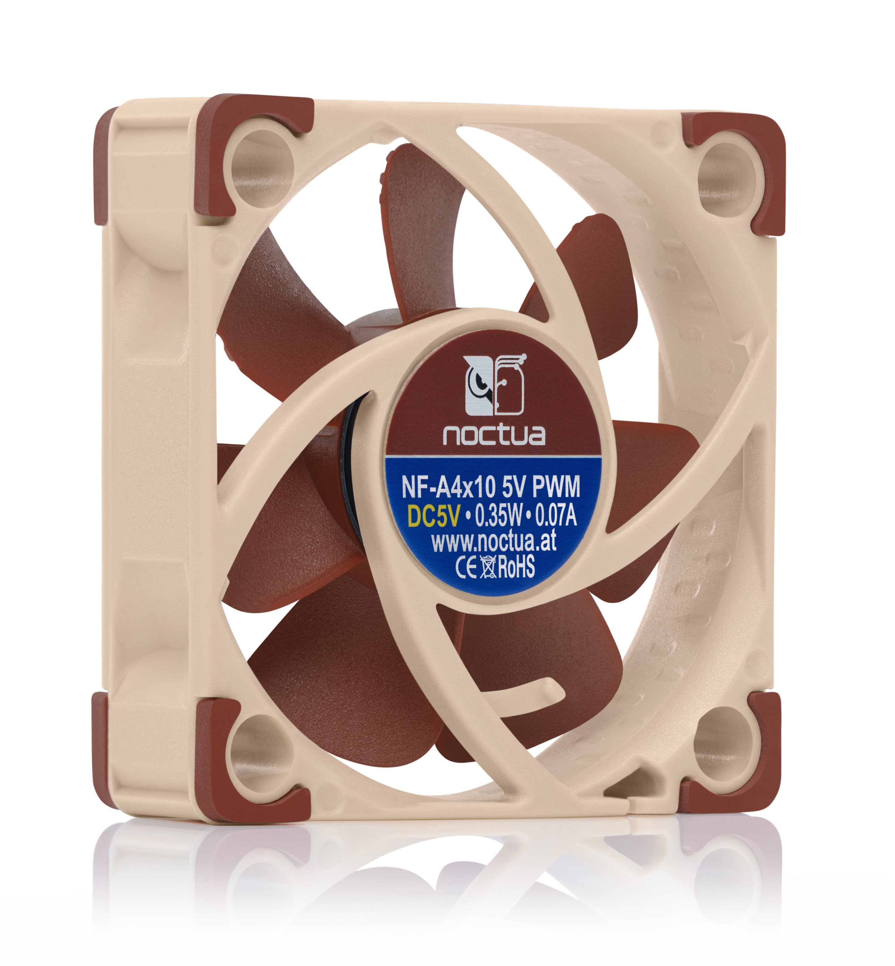 Noctua Nf A4x10 5v Pwm Ventilador 4 Cm Marrón