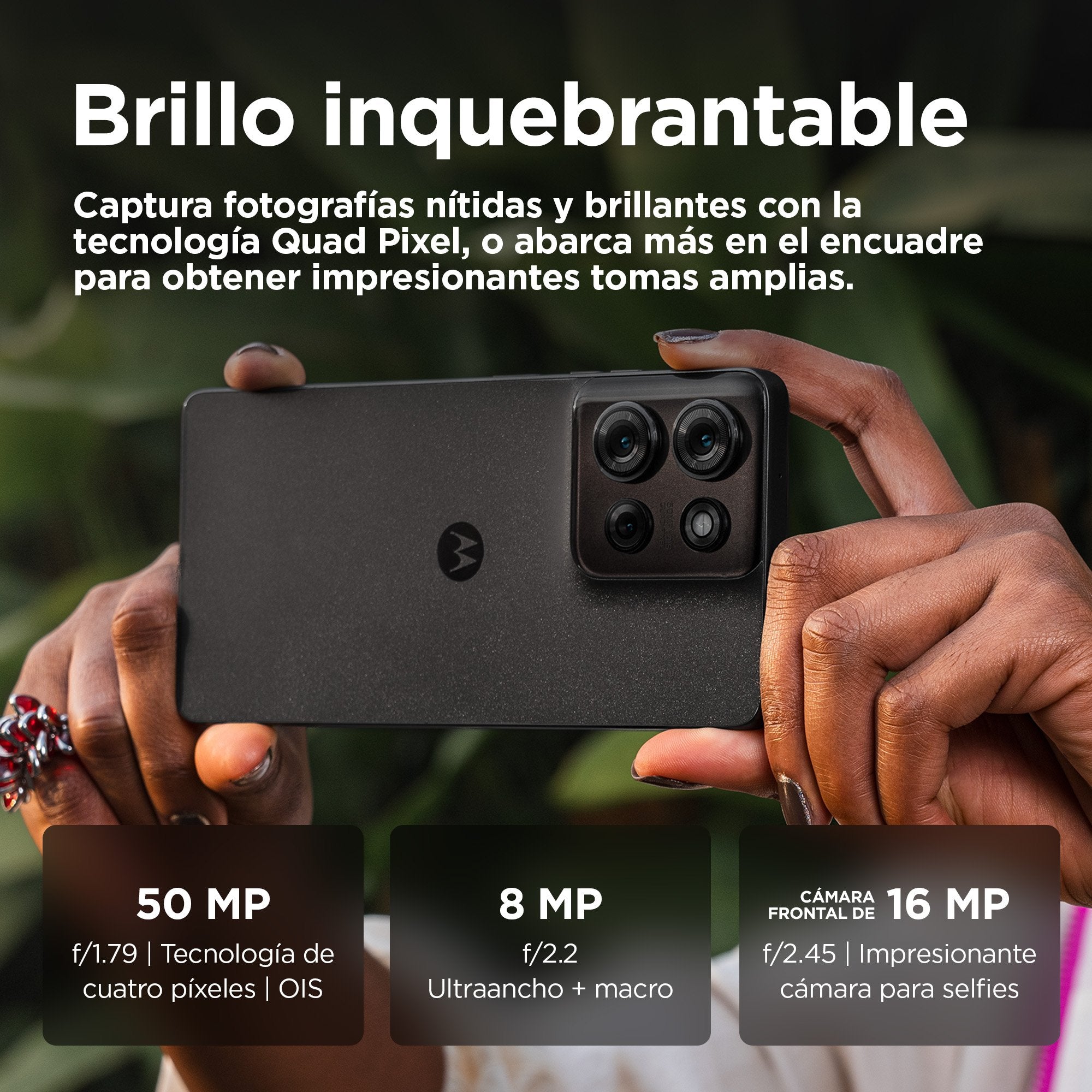 Smartphone Motorola Thinkphone25 6.36" Sim Doble Android 14 5g Usb Tipo C 8 Gb 256 Gb 4310 Mah Negro