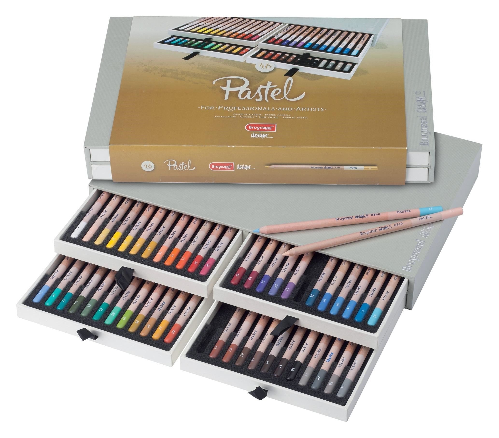 Talens Bruynzeel Caja De 48 Lápices De Color Surtidos Pastel -Estuche De Lujo-