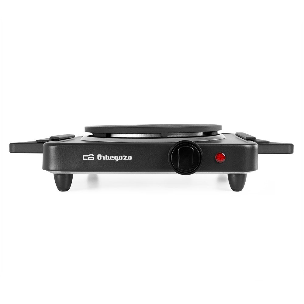 Orbegozo Pe 2815 Placa Electrica Plegable - Alto Rendimiento 1500w - Asas Plegables - Indicador Luminoso - Sistema De