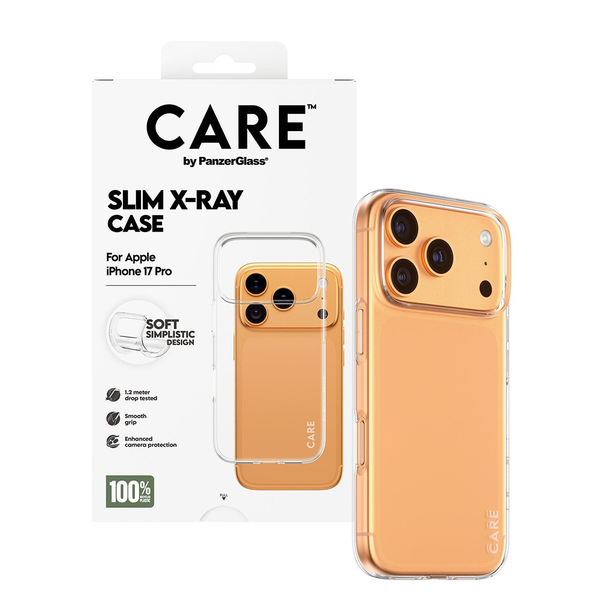 EAN 5715685027215 - PanzerGlass CARE by ® Fashionable Case Transparent X-Ray Soft Basic iPhone 17 Pro funda para teléfono móv imagen 5
