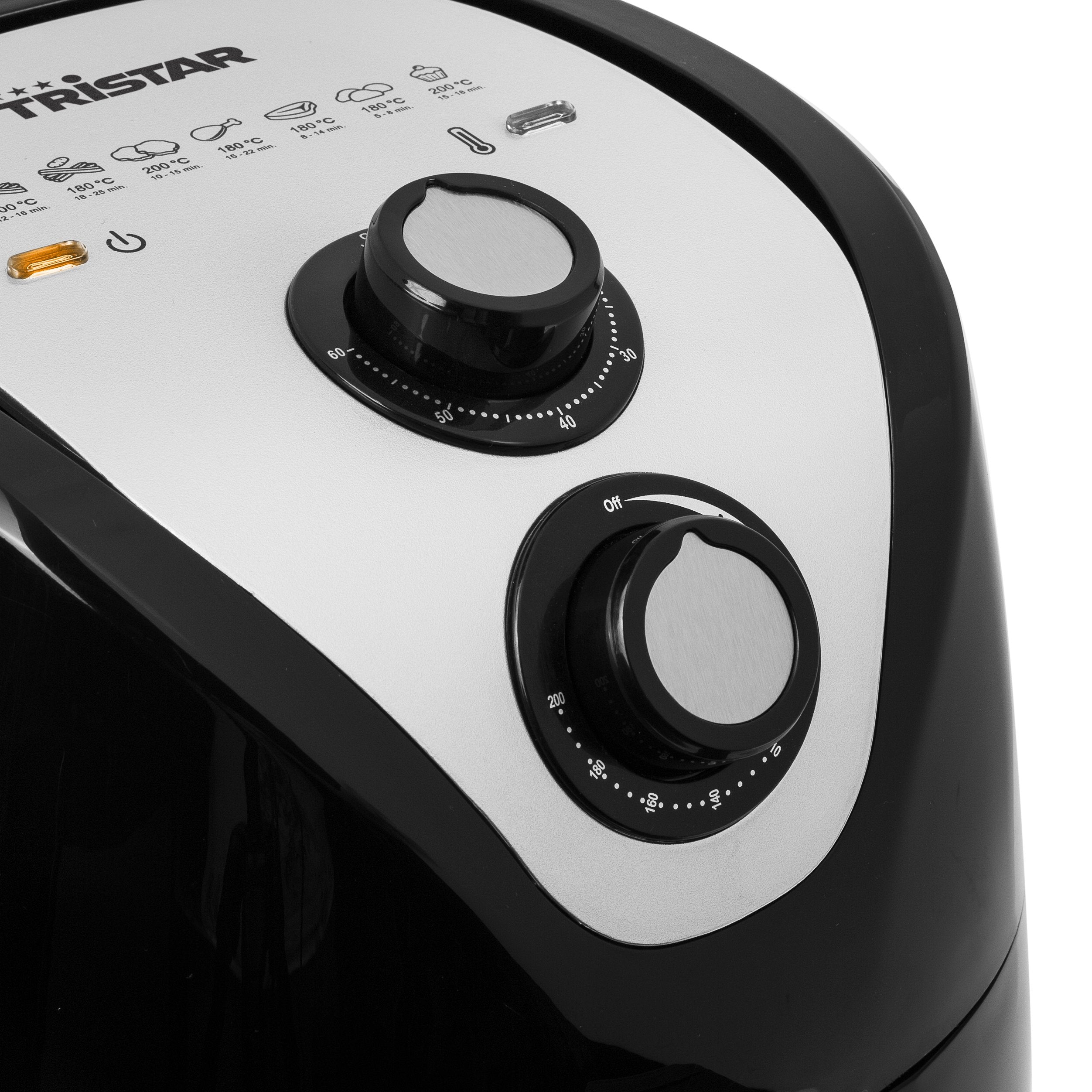 EAN 8713016075628 - Tristar FR-6994 freidora Sencillo 4,5 L Independiente 1500 W Freidora de aire caliente Negro, Plata imagen 5