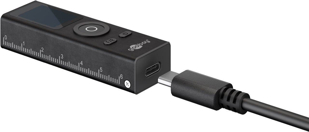 EAN 4040849778346 - Goobay 77834 telémetro Medidor láser de distancias Negro 30 m imagen 4