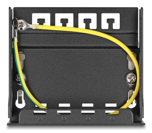 Delock Leergehäuse 4 Port Para Keystone Rj-Module Negro - Ar Montage An Tisch,