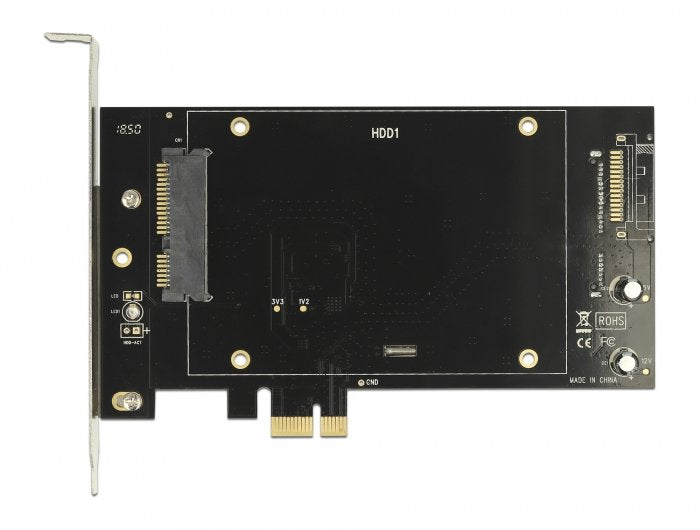 Tarjeta Delock Pcie X1 Para 2x Sata Hdd/Ssd, Controlador   90349