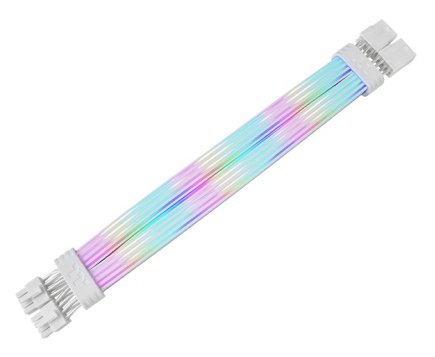 Thermaltake Mod Argb Snow Cable 8pin (Blanco) Ac-082-Cn6nan-A1
