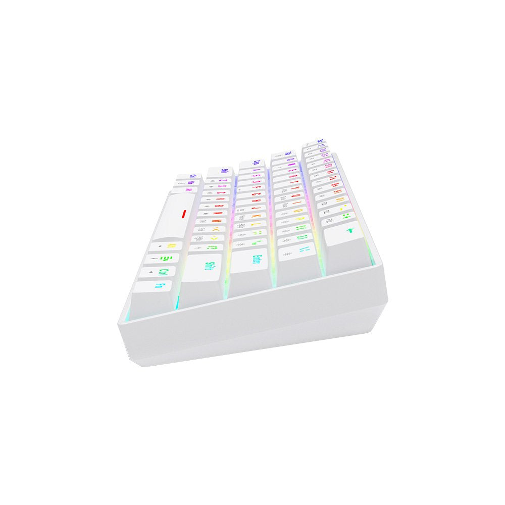 EAN 5901986049357 - Savio WHITEOUT X2 PEACH teclado Juego USB QWERTY Inglés internacional Blanco imagen 5