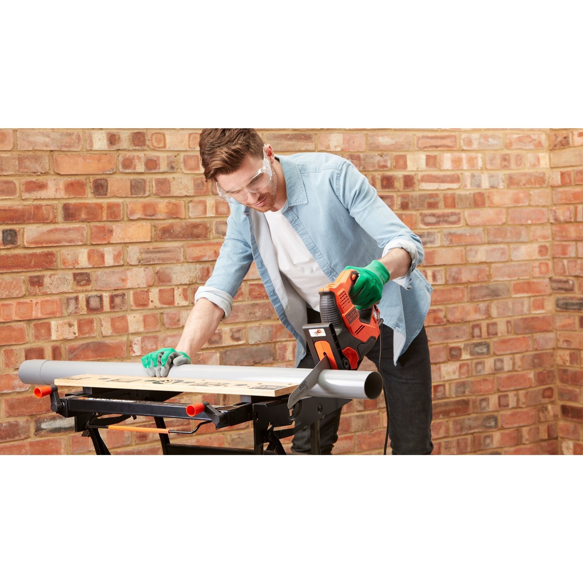 EAN 5035048434666 - Black & Decker RS890K-QS sierra recíproca 2700 spm 500 W Negro, Naranja imagen 6
