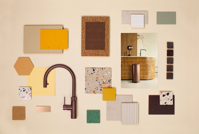 Brabantia Pedal Bin Newicon 30 Liter Warm Bronze