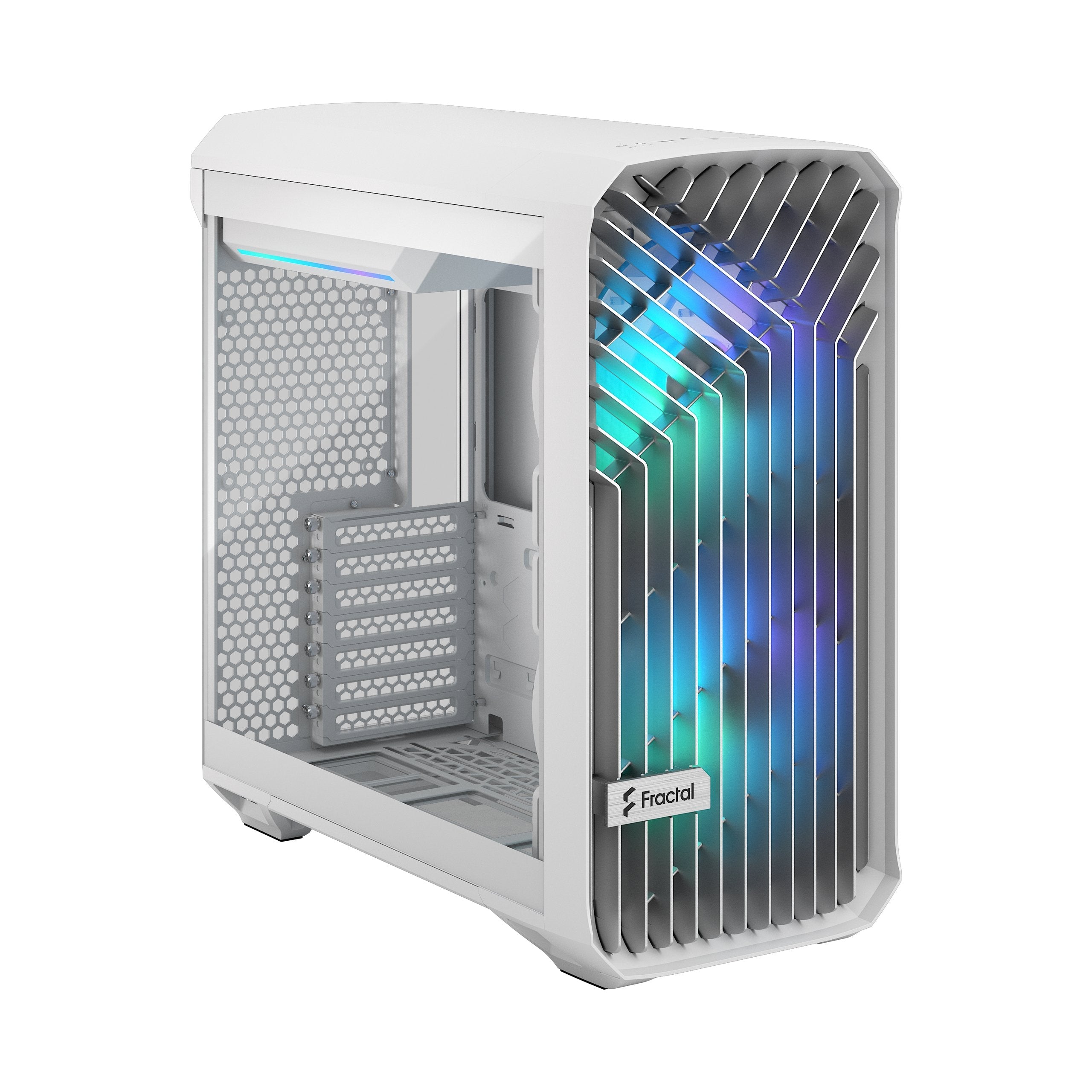 Caja Pc Fractal Design Compact Rgb White Tg Clear, Tower-Gehäuse Fd-C-Tor1c-05