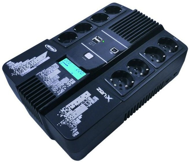 EAN 3700085619995 - Infosec Zen-X 1000 sistema de alimentación ininterrumpida (UPS) Línea interactiva 1 kVA 600 W 8 salidas A imagen 1
