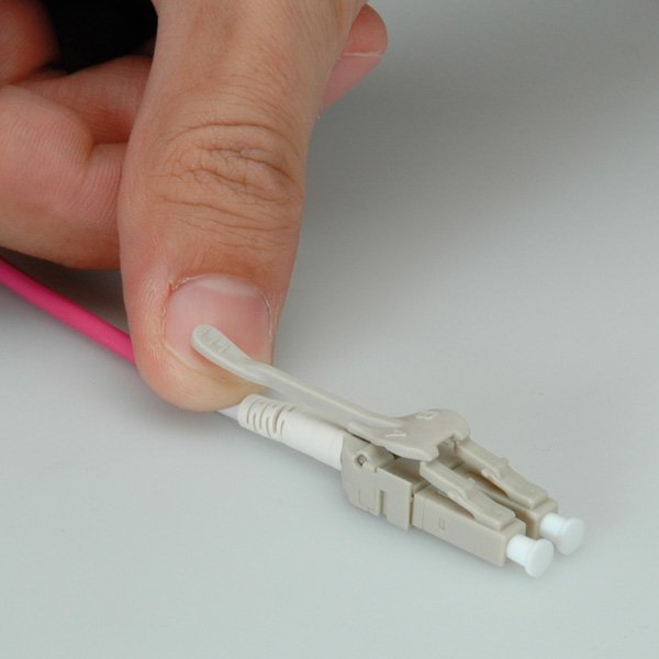 Roline Lwl-Cable 50 125um Om4 Lc Lc Low-Loss-Stecker Fr Hohe Dichte Violett 0,5m
