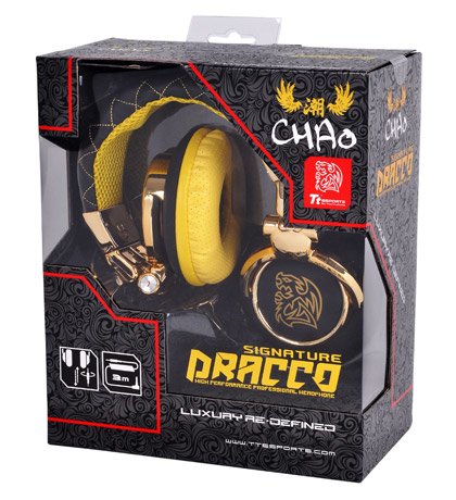 EAN 4716872054725 - Tt eSPORTS DRACCO Signature Auriculares Alámbrico Diadema Juego Negro, Oro, Amarillo imagen 5