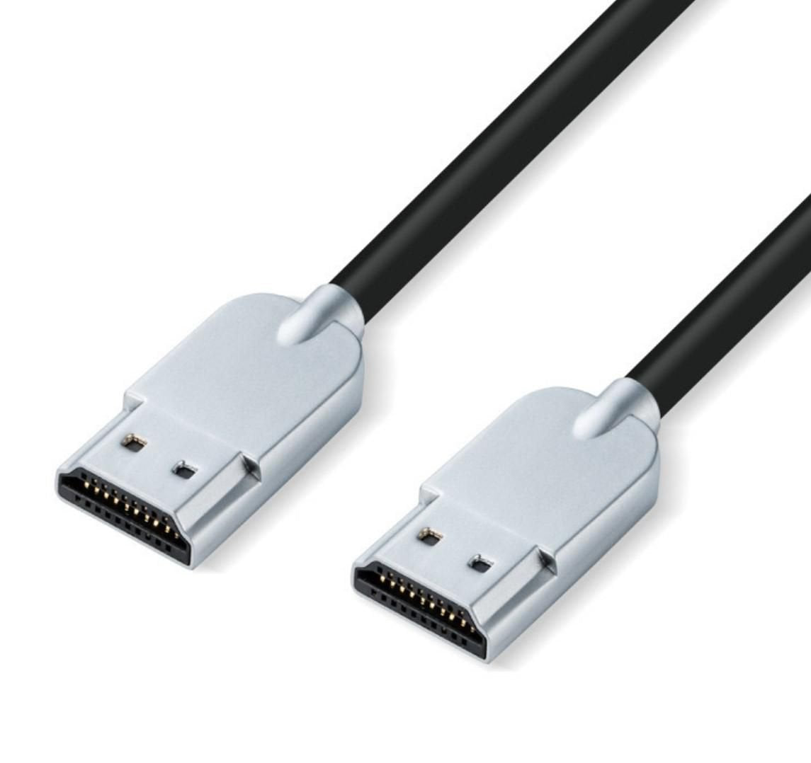 Microconnect Hdmisuperslim015m Cable Hdmi 1,5 M Hdmi Tipo A [Estándar] Negro, Metálico