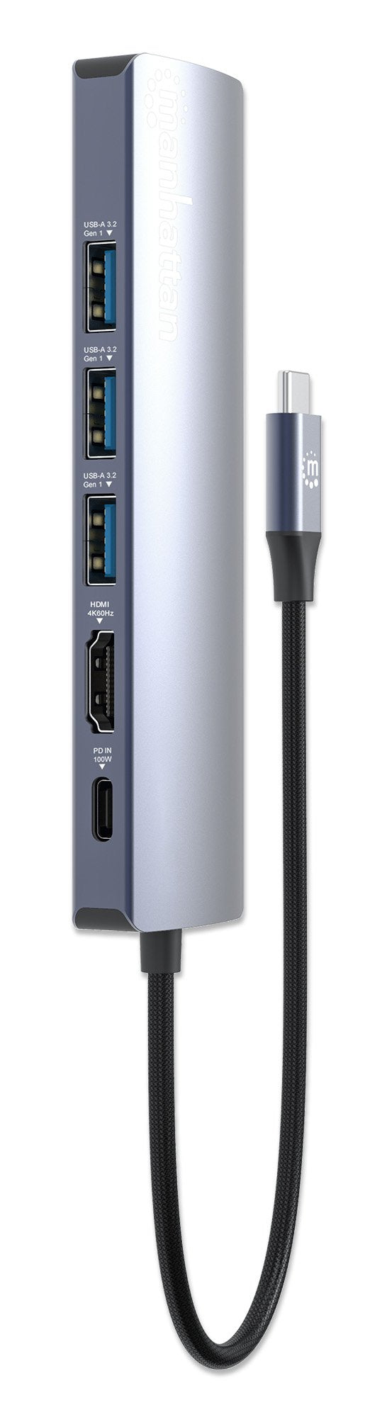 Manhattan 6-In-1 4k Usb-C Dockingmation 1xhdmi 3xusb 5 Gb S