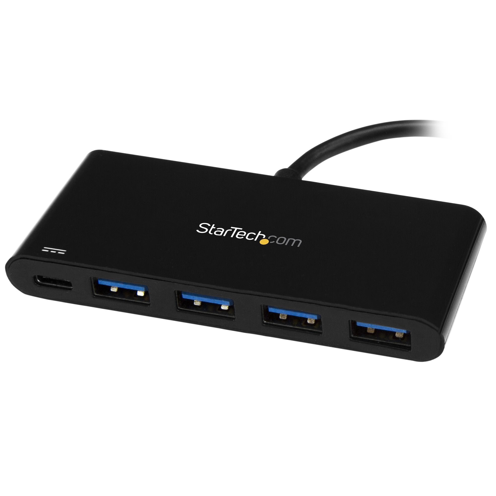 Startech.Com Hub Concentrador Usb 3.0 De 4 Puertos Con Pd Entrega De Potencia - Adaptador Usb-C A 4x Usb-A - Usb Tipo C