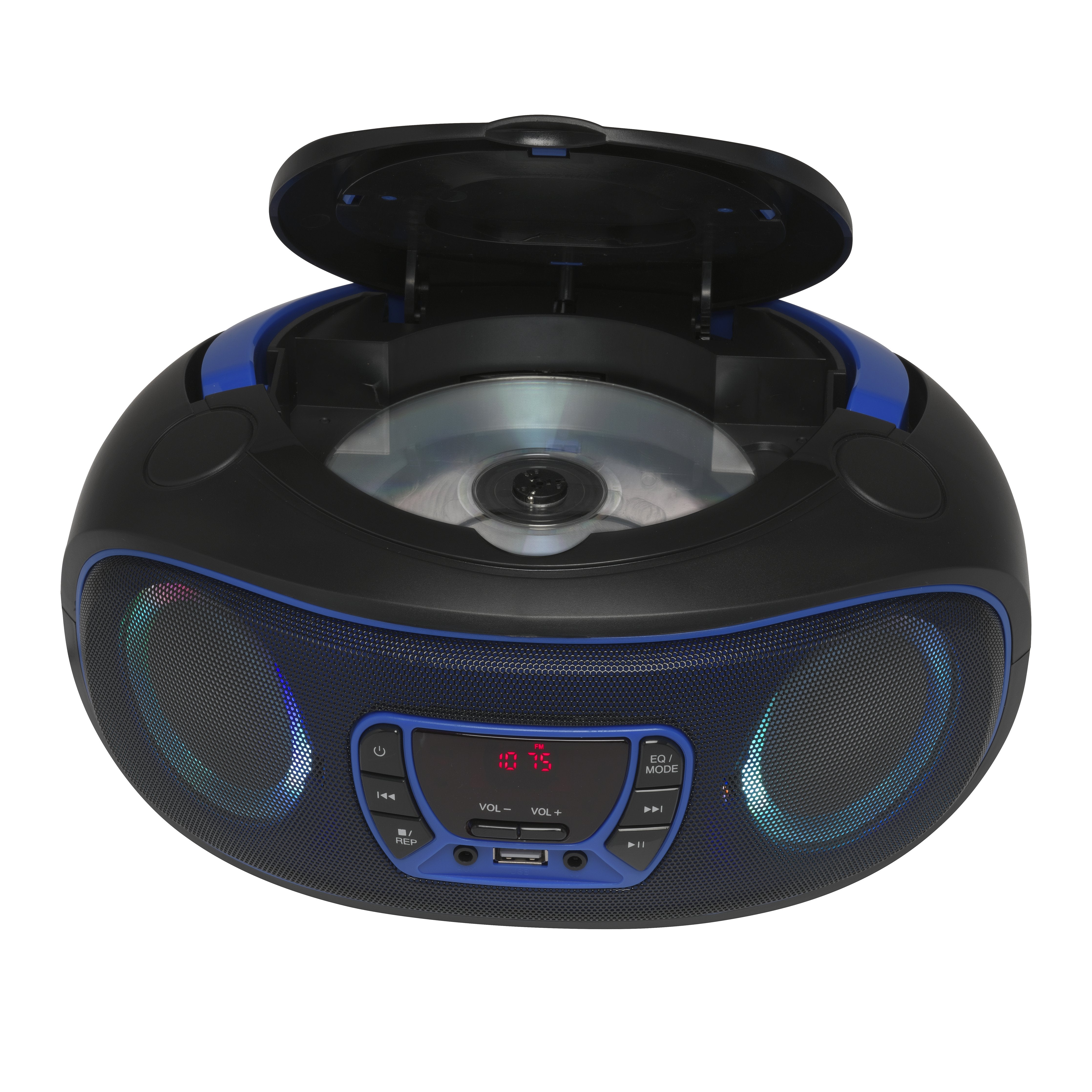 EAN 5706751040702 - Denver TCL-212BT BLUE Reproductor de CD portátil Negro, Azul imagen 3