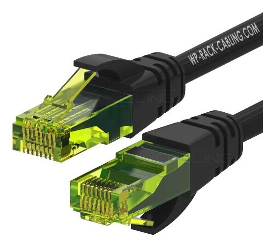 Wp Wpc-Pat-6au002bl Cable De Red Negro, Verde 0,2 M Cat6a U/Utp (Utp)