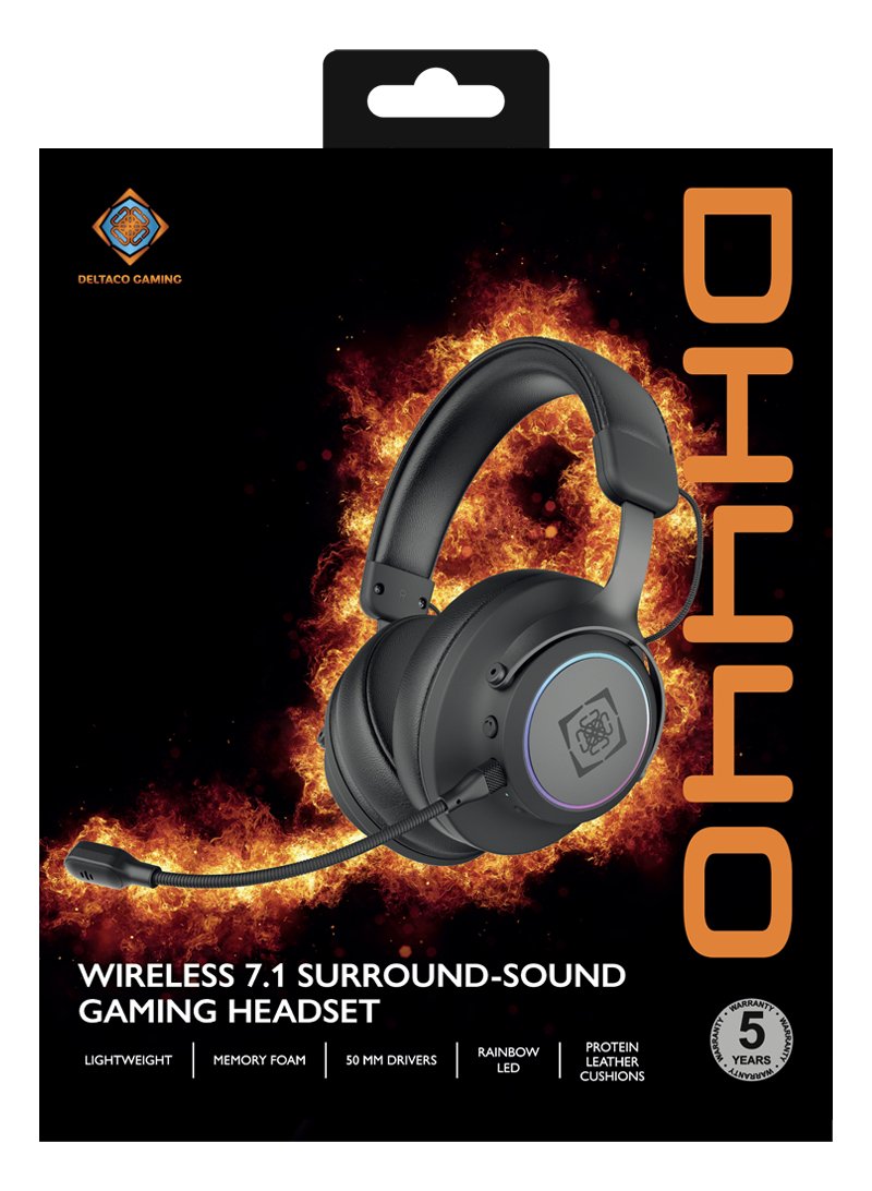EAN 7333048060815 - Deltaco Gaming DH440 Auriculares Inalámbrico y alámbrico Diadema Juego Negro imagen 11