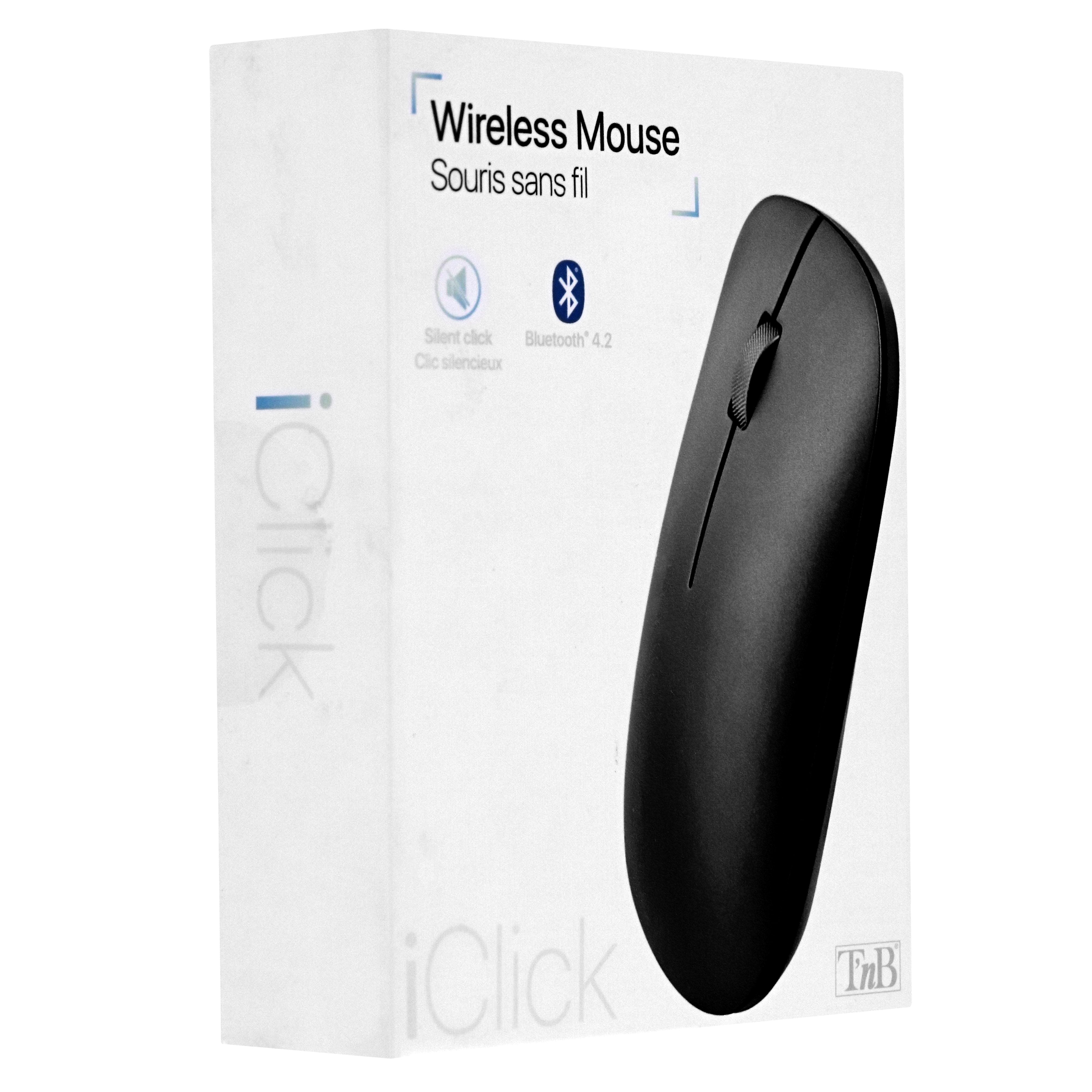 Ratón T'Nb Mwmac  Ambidextro Rf Wireless + Bluetooth 1600 Dpi