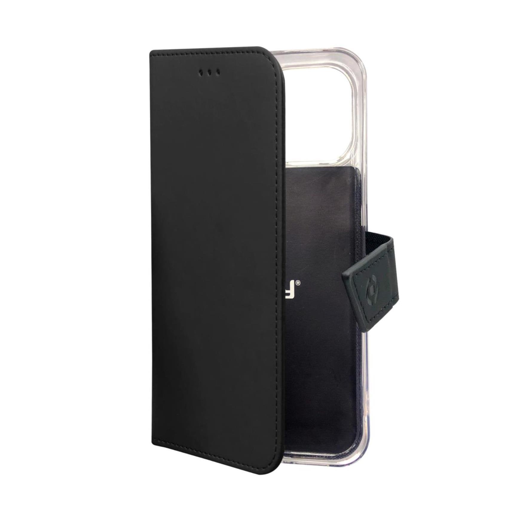 Case Celly Iphone 14 Pro Wallet Case Black Wally1025