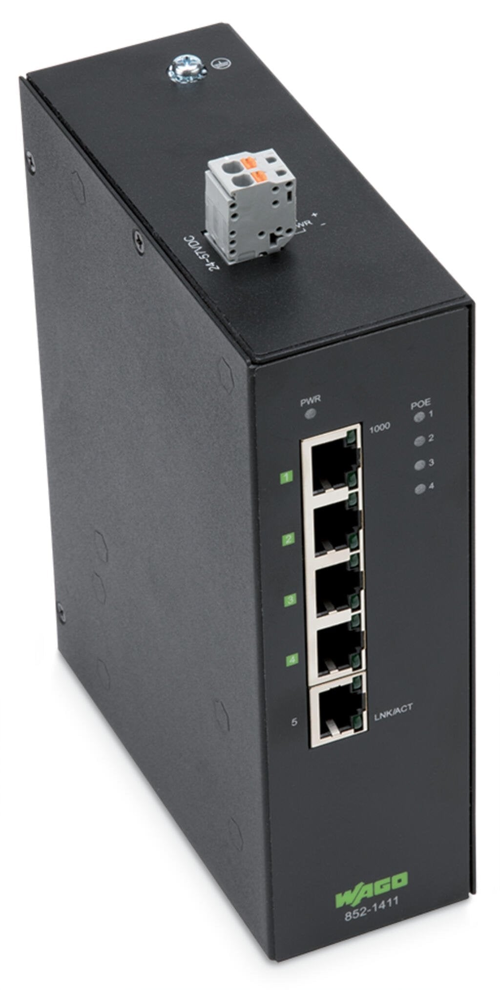 Wago 852-1411 Industrial Ethernet Switch - Switch - 1 Gbps