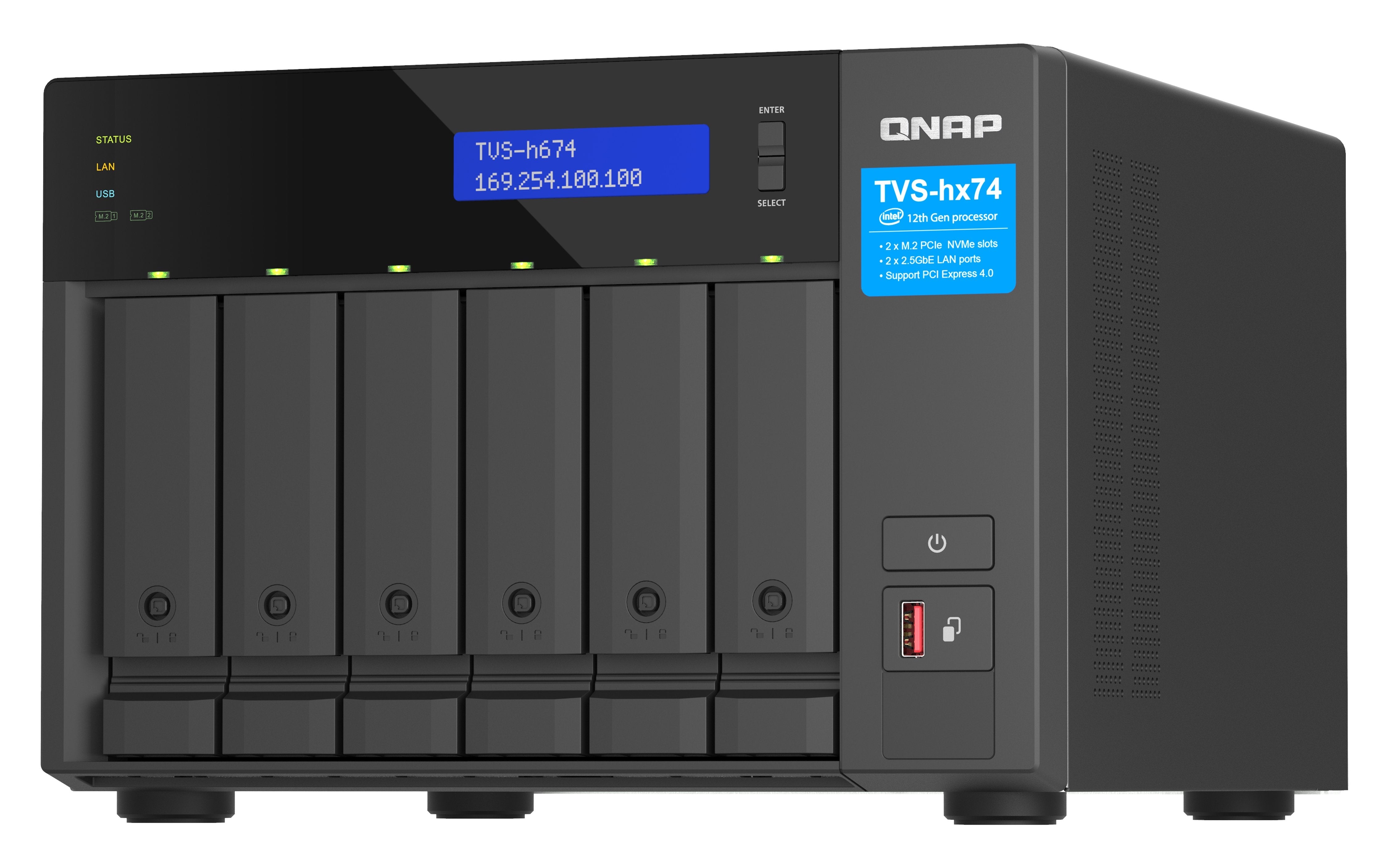 EAN 4711103082348 - QNAP TVS-H674T-I5-32G servidor de almacenamiento NAS Torre Intel® Core™ i5 i5-12400 32 GB DDR4 Unidad de  imagen 6