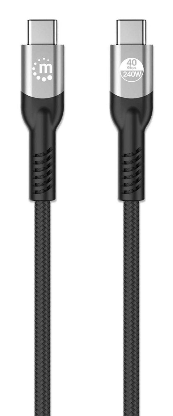 Cable Manhattan 356381 Usb4 Gen 3x2 2 M Usb C Negro