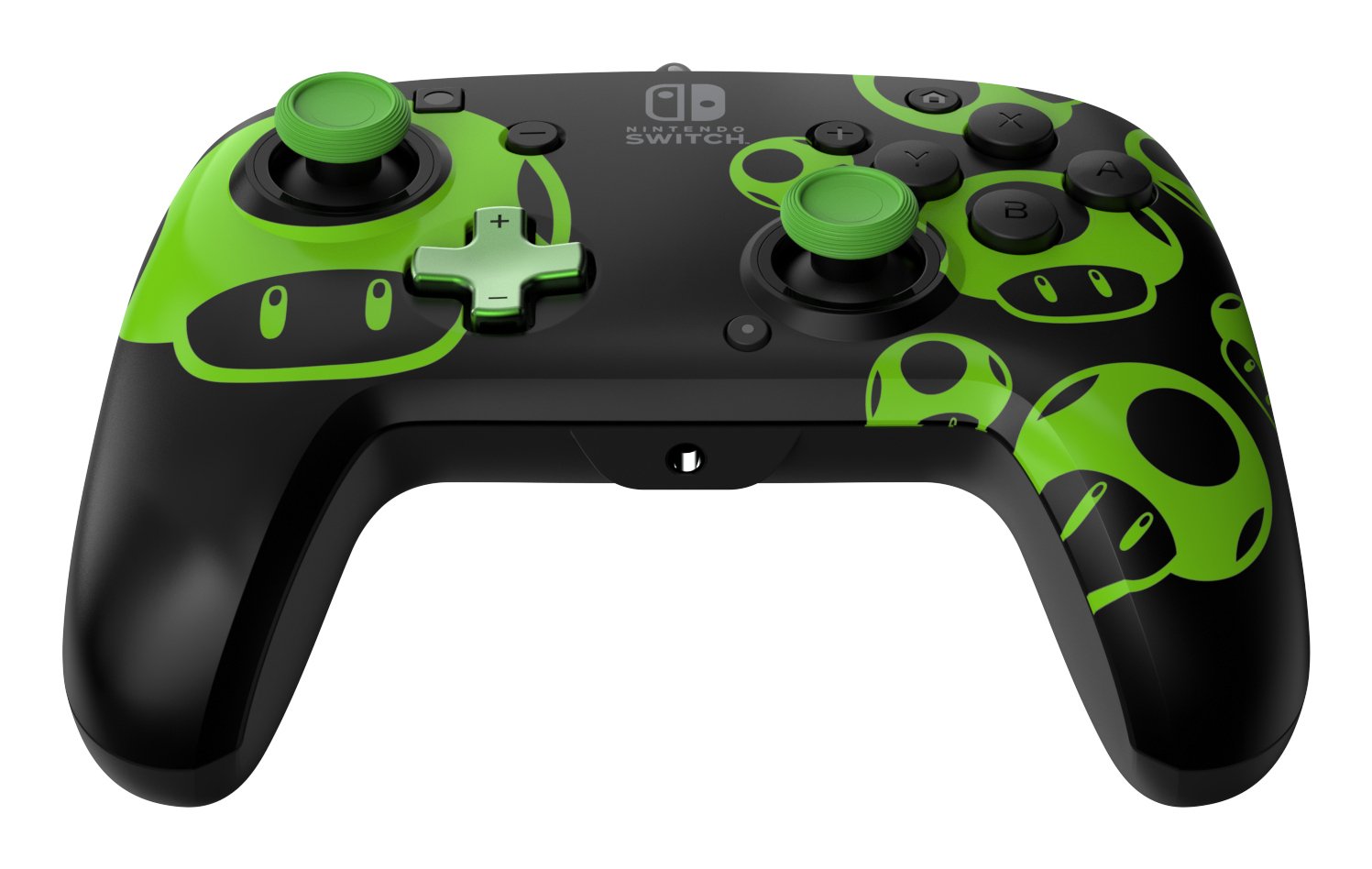 EAN 0708056070328 - PDP REMATCH: 1-Up Glow in the Dark Negro, Verde USB Gamepad Analógico/Digital Nintendo Switch, Nintendo S imagen 3