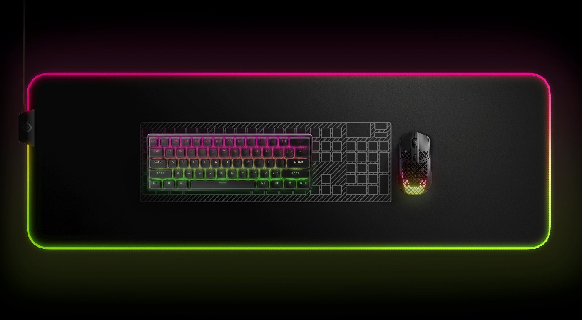 Steelseries Apex Pro Mini Wireless Teclado Usb + Rf Wireless + Bluetooth Qwerty Inglés De Ee. Uu. Negro