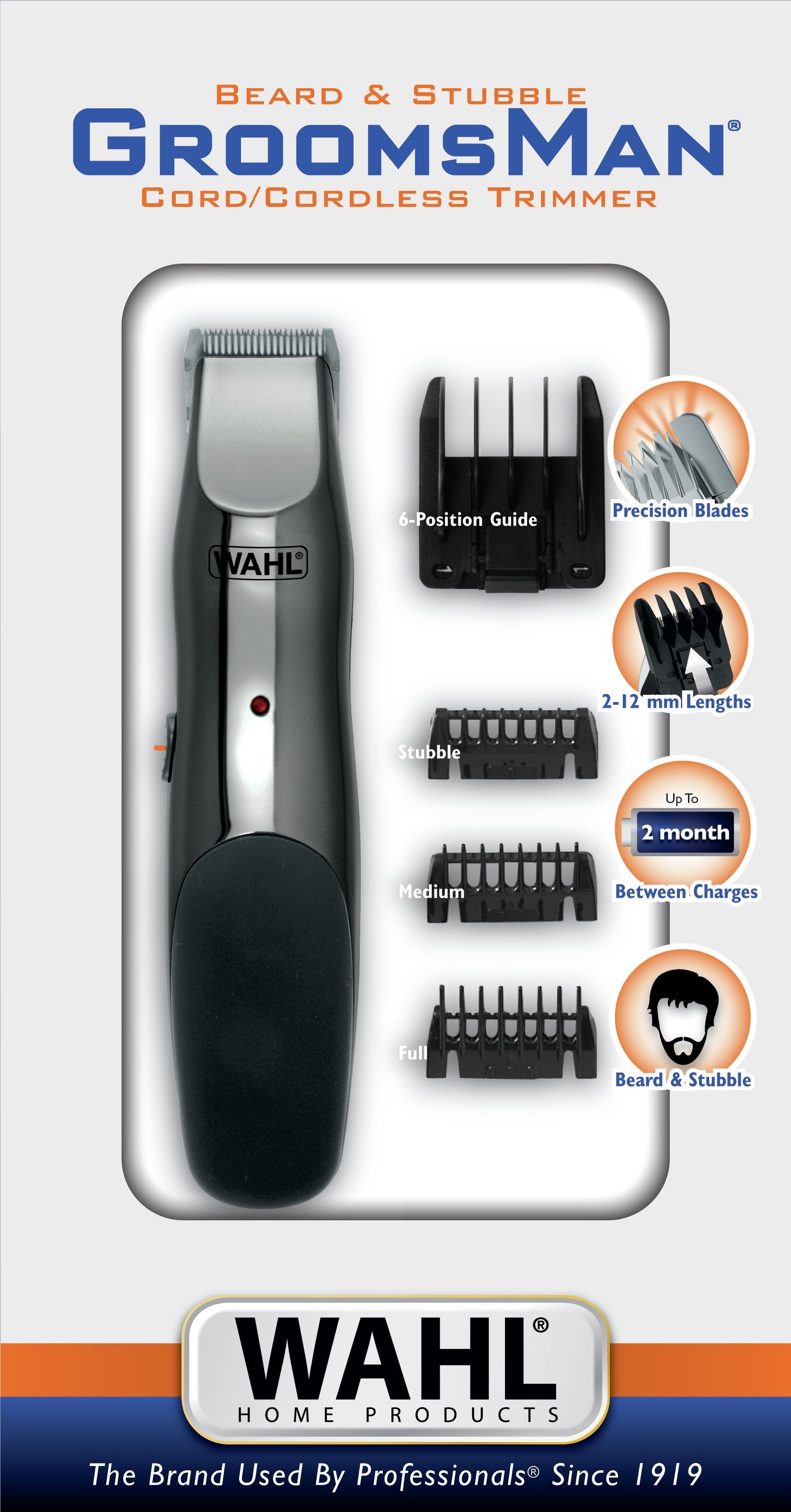 Wahl Grommsman 9918-1416 Recortadora Profesional De Barba Y Cuerpo