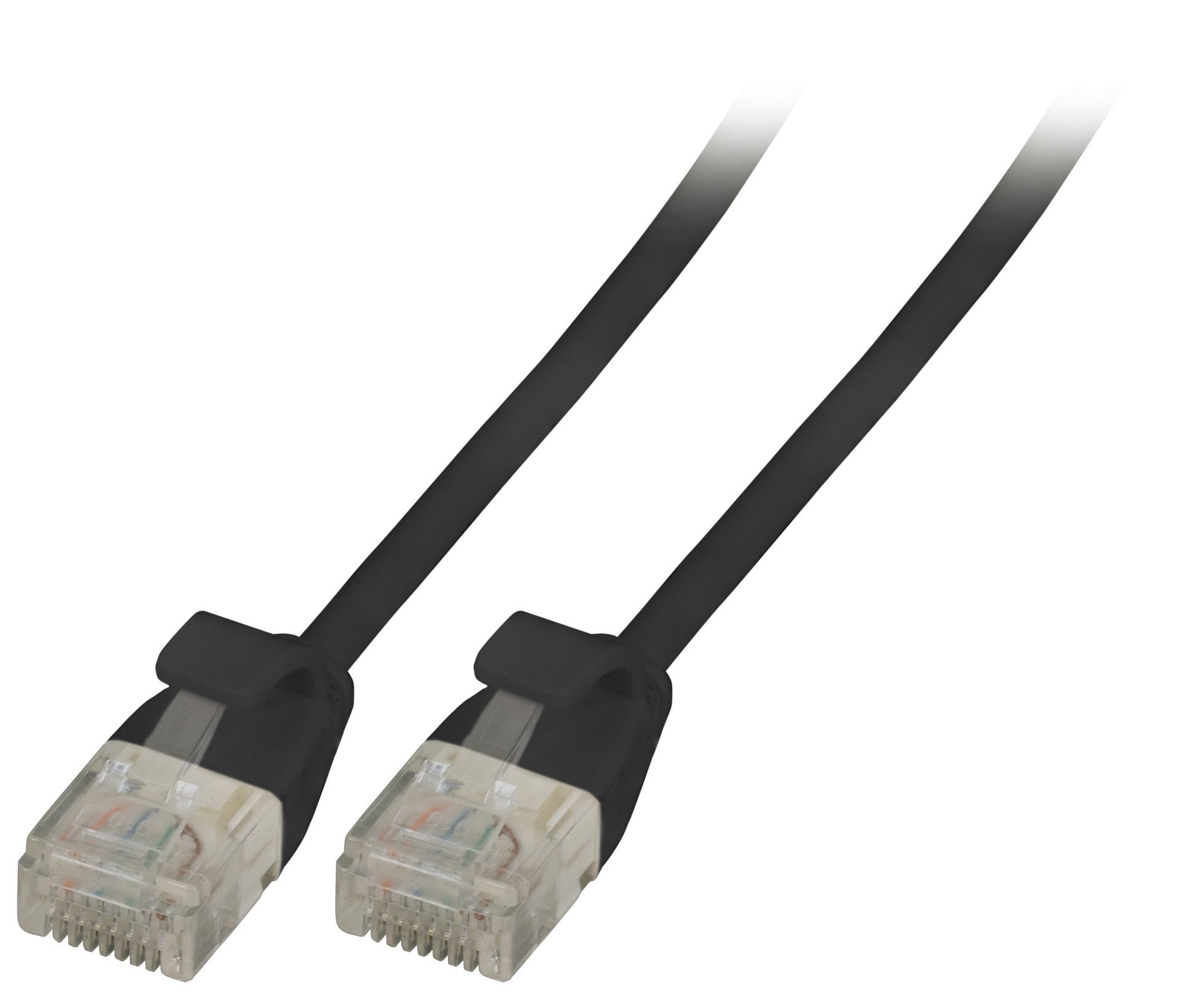 Efb Rj45 Cable De Red Cat.6a U Utp Tpe 3,6mm Ultraflex Schwarz 1,5m