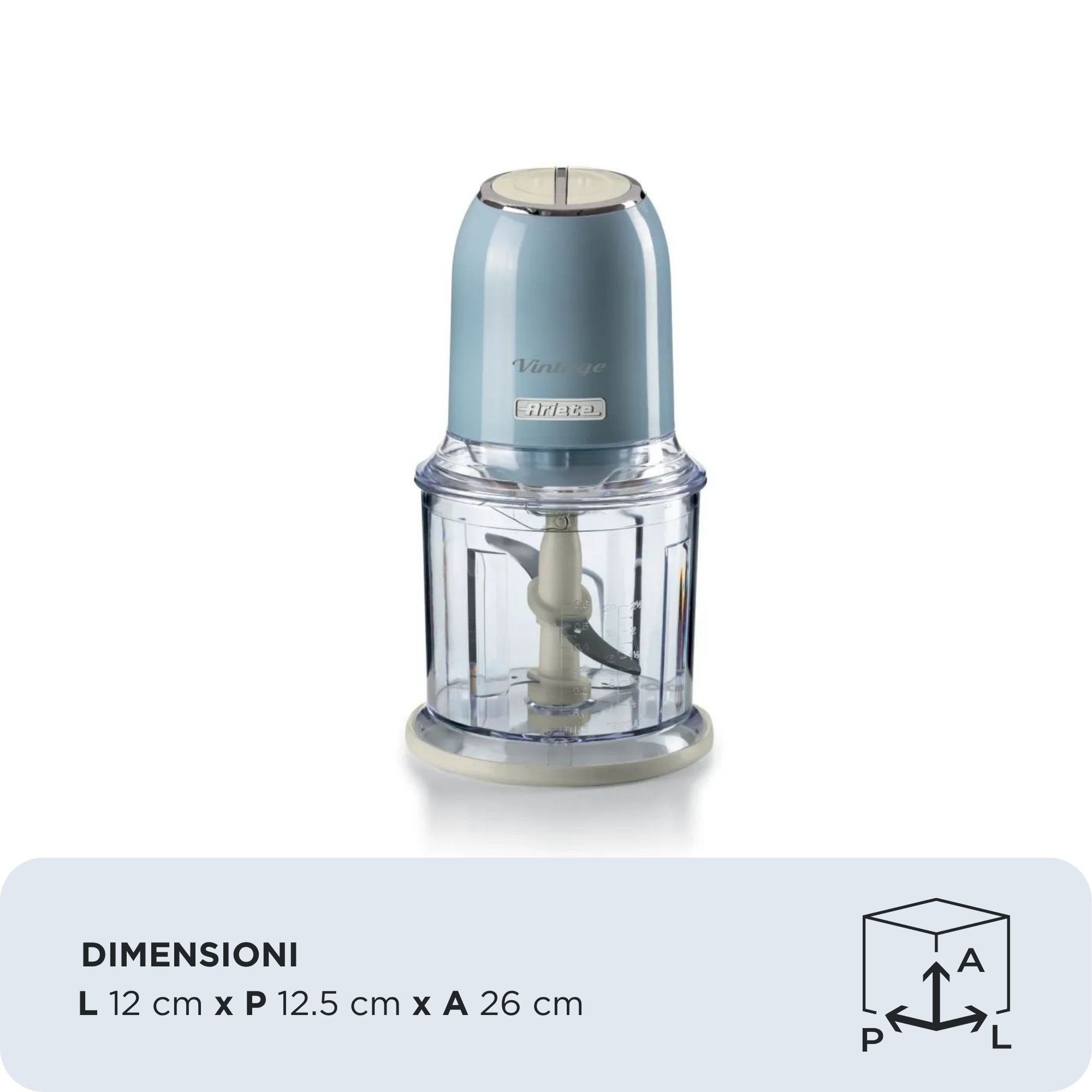 EAN 8003705120105 - Ariete 0438/05 0,6 L 400 W Azul claro imagen 2