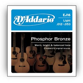 D'Addario Ej16 - Cuerdas Para Guitarra Acústica (12 - 53)