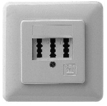 Anschlussdose Crack-It Tae 2x6/6nf/F Up Reinblanco