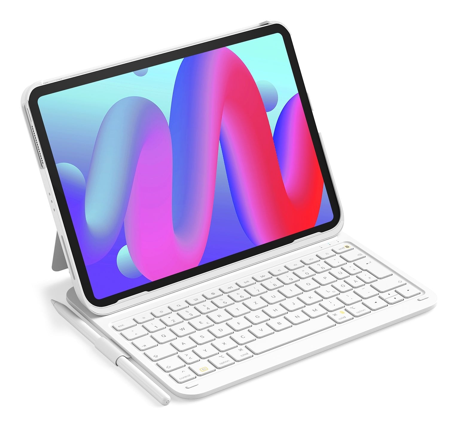Inateck Keyboard Ipad 13" Qwertz Blanco