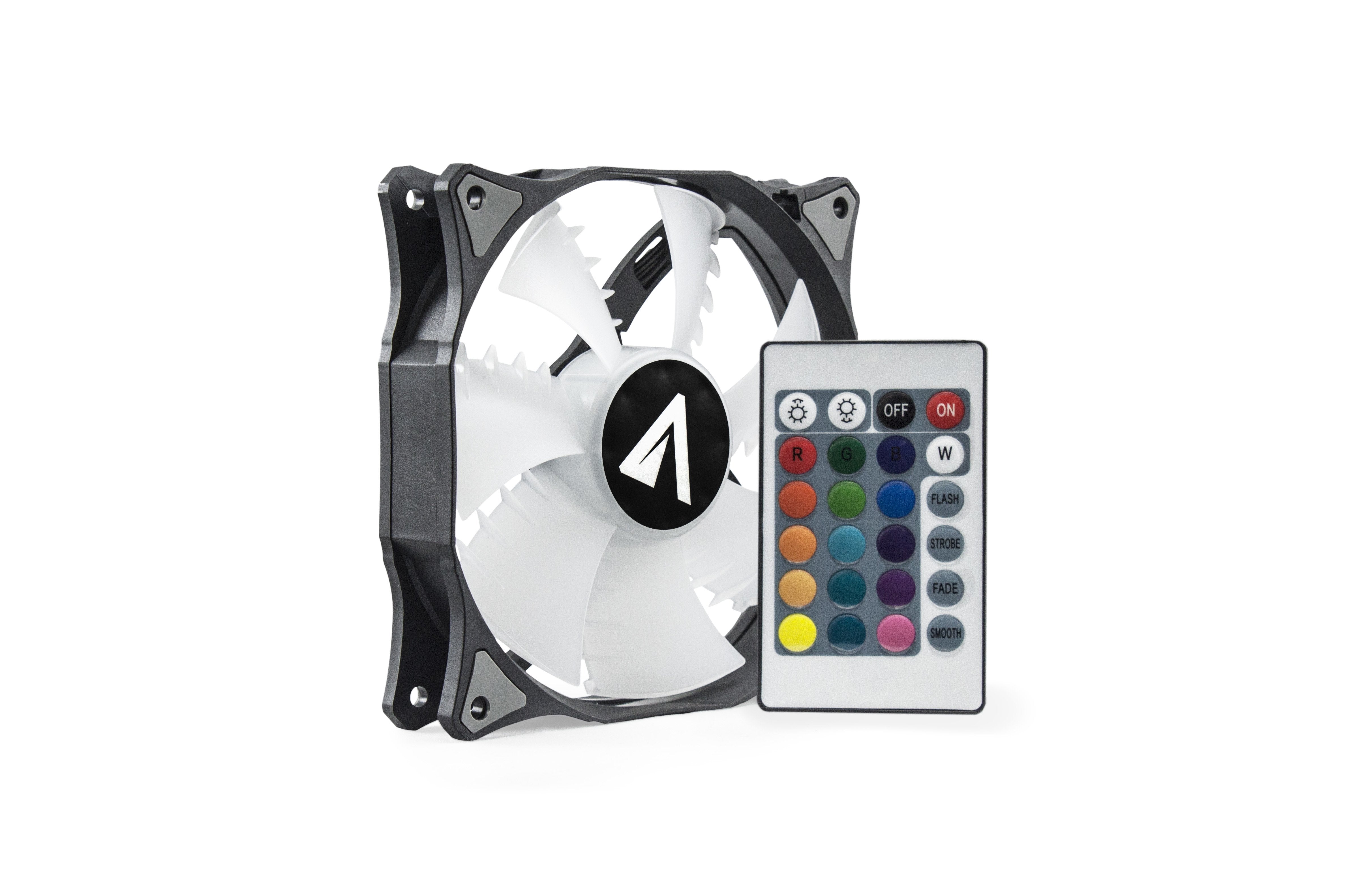 120mm, 14-20db, 800-1500rpm, 49cfm, 5w, 4-Pin, 50cm, Rgb Led
