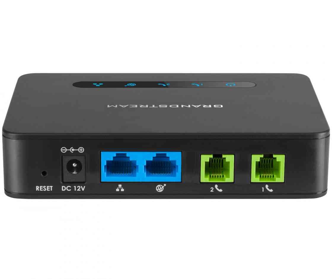 Grandstream Ht812 - Ata 2 Puertos Fxs, 2 Puertos Gigabit