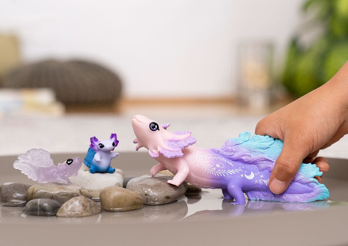 Schleich Bayala Axolotl Discovery Set, Figura 42628
