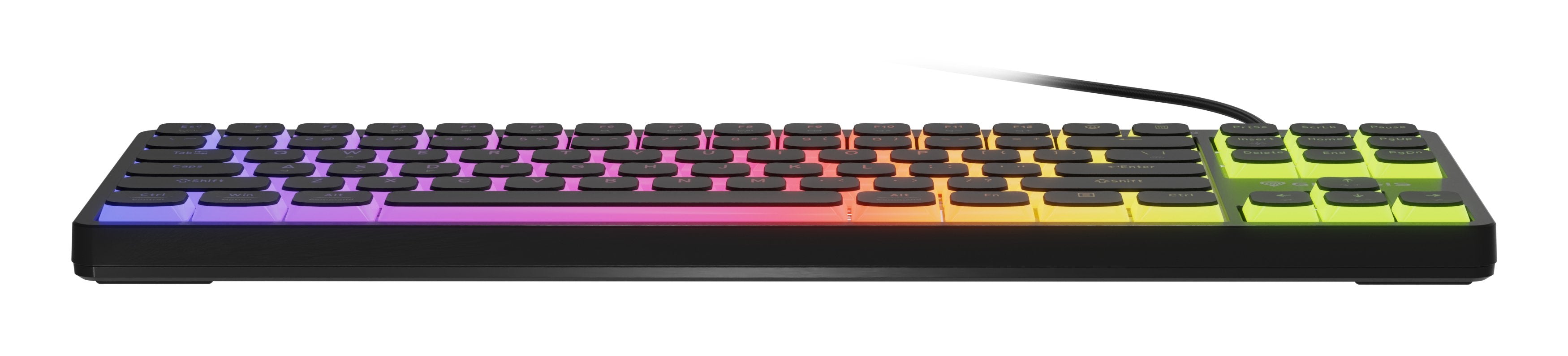 Genesis Thor 430 Mechanical, Wired, Us Layout, Rgb, Silent Gaming Keyboard, Black
