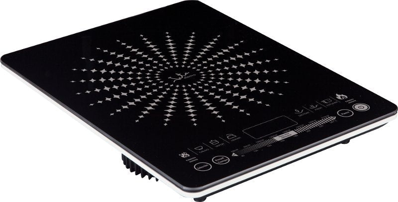 Placa De Inducción Jata Vin145 2100w Ø120/260mm Display Led 8 Funciones Programadas Superficie De Cristal De 4 Mm